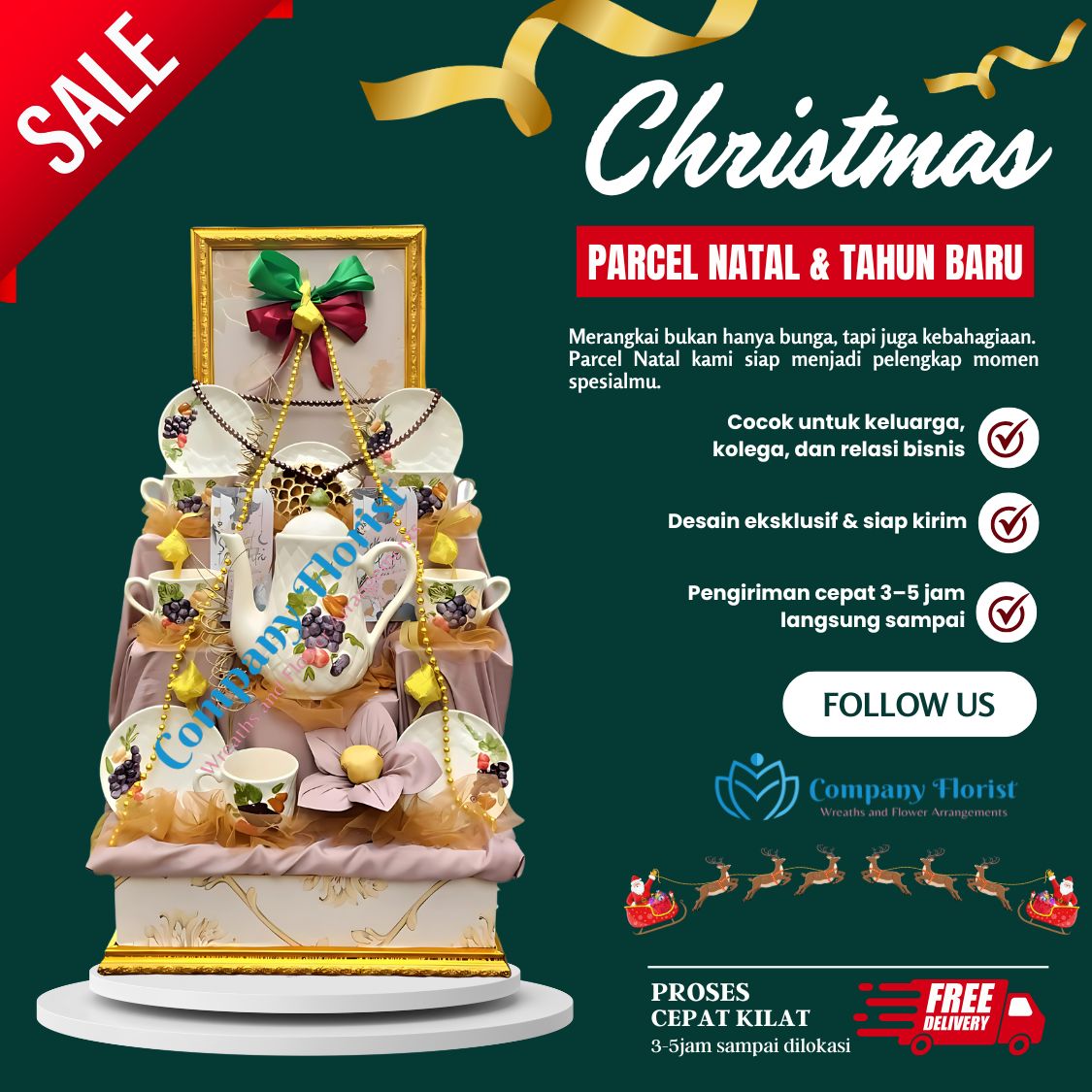 Parcel Natal dan Tahun Baru Murah – Company Florist